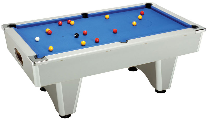 Elite Silver Pool Table
